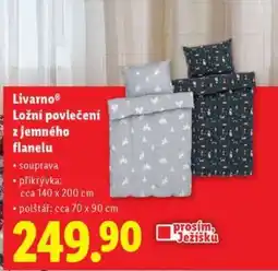 Lidl Livarno Ložní povlečení z jemného flanelu nabídka