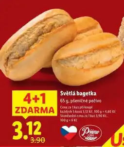 Lidl SVĚTLÁ BAGETKA nabídka