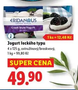 Lidl Jogurt řeckého typu nabídka