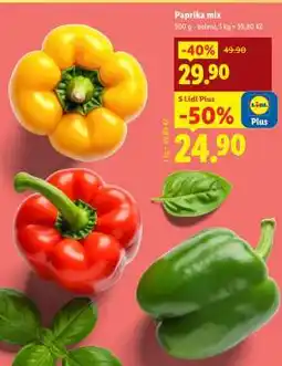 Lidl Paprika mix nabídka