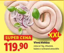 Lidl Vinná klobása nabídka