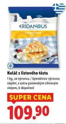 Lidl KOLÁČ Z LISTOVÉHO TĚSTA nabídka
