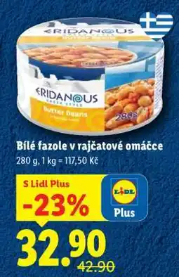 Lidl Bílé fazole v rajčatové omáčce nabídka