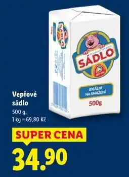 Lidl Vepřové sádlo nabídka