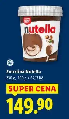 Lidl Zmrzlina Nutella nabídka