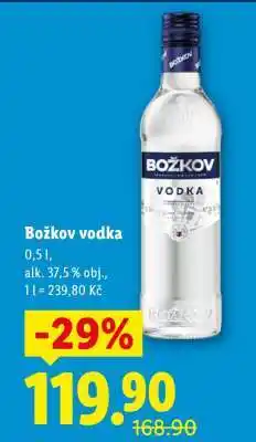 Lidl Božkov Vodka nabídka