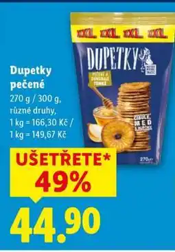 Lidl Dupetky pečené nabídka