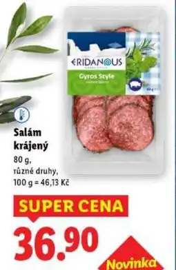 Lidl Salám krájený nabídka