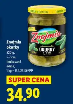 Lidl Znojmia Okurky nabídka