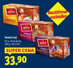 Lidl Jemča čaj nabídka