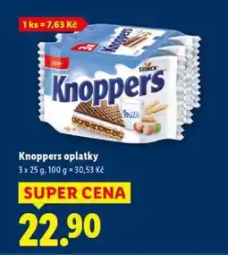 Lidl Knoppers oplatky nabídka