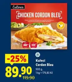 Lidl Culinea Kuřecí Cordon Bleu nabídka