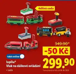 Lidl lupilu Vlak na dálkové ovládání nabídka