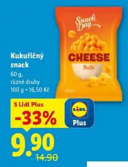 Lidl KUKUŘIČNÝ SNACK nabídka