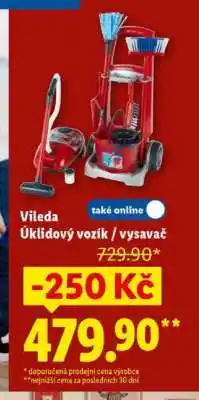 Lidl Vileda Úklidový vozík / vysavač nabídka