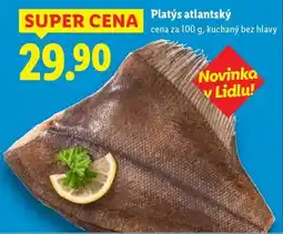 Lidl Platýs atlantský nabídka