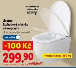 Lidl Livarno Záchodové prkénko z duroplastu nabídka