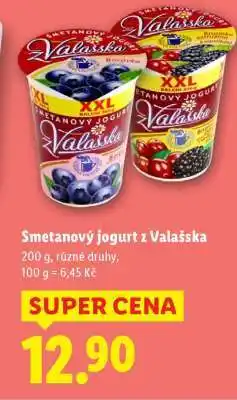 Lidl Smetanový jogurt z Valašska nabídka