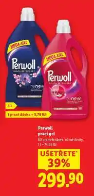 Lidl Perwoll prací gel nabídka