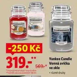 Lidl Yankee Candle Vonná svíčka ve skle nabídka