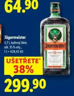 Lidl Jägermeister nabídka