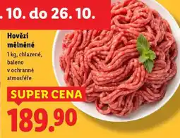 Lidl Hovězí mleté nabídka