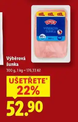Lidl VÝBĚROVÁ ŠUNKA nabídka