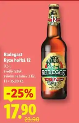 Lidl Radegast Ryze Hořká 12 nabídka