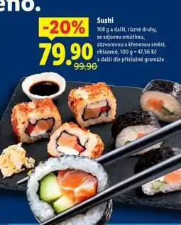 Lidl SUSHI nabídka