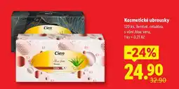 Lidl Kosmetické ubrousky nabídka