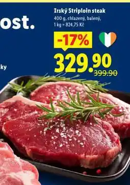 Lidl IRSKÝ STRIPLOIN STEAK nabídka