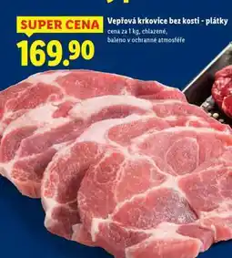 Lidl Vepřová krkovice bez kosti – plátky nabídka