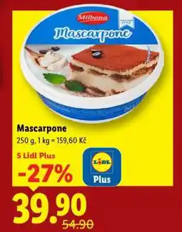 Lidl Mascarpone nabídka