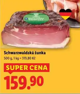 Lidl SCHWARZWALDSKÁ ŠUNKA nabídka
