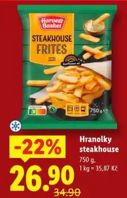 Lidl Hranolky Steakhouse nabídka