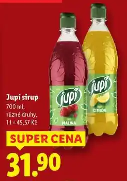 Lidl Jupí sirup nabídka