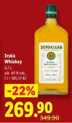 Lidl Irská Whiskey nabídka