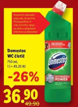 Lidl Domestos WC čistič nabídka