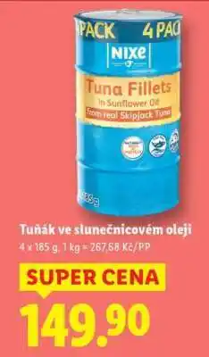 Lidl Nixe Tuna Fillets nabídka