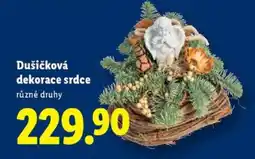 Lidl Dušičková dekorace srdce nabídka