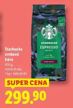 Lidl Starbucks Zrnková káva nabídka