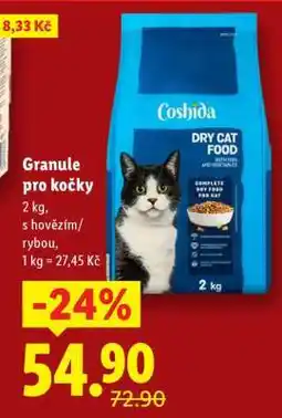 Lidl Coshida Granule pro kočky nabídka