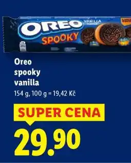Lidl Oreo spooky vanilla nabídka