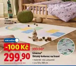Lidl Livarno Dětský koberec na hraní nabídka