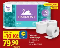Lidl Harmony toaletní papír nabídka