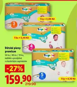 Lidl Dětské pleny Premium nabídka