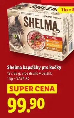 Lidl Shelma kapsičky pro kočky nabídka