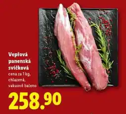 Lidl Vepřová panenská svíčková nabídka