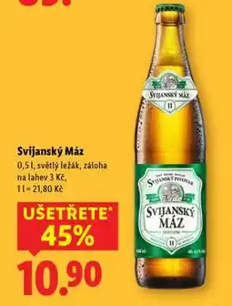 Lidl Svijanský Máz nabídka