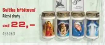 Uni Hobby Svíčka hřbitovní nabídka